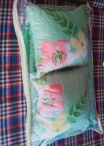 Double Bedsheet Set With Cushions