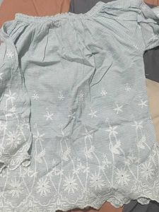 Striped Off-Shoulder Top