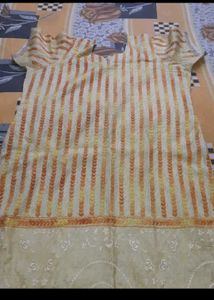 Lucknow Chikankari Kurta Dupatta Pant Set