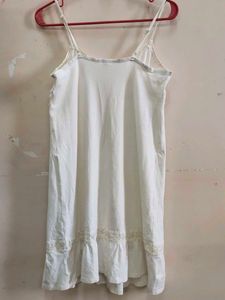 Night Wear White Frock
