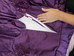 Elegant Purple Ethnic Gown