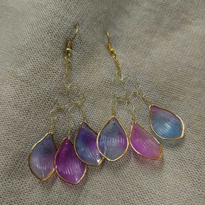 Floral Dangle Drop Earrings