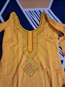 Yellow Ethnic Kurta