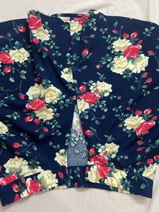 She in Floral Skater Skirt