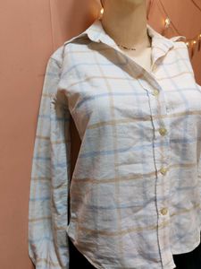 White Full Sleeves Shirt