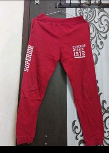 Red Superior Track Pants 4 winter