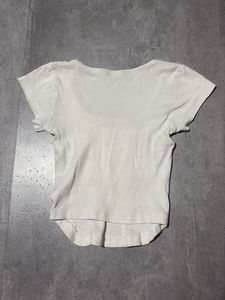 White Corset Crop top