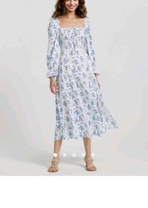 Floral Print Midi Dress