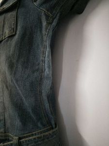 Y2K Denim Shirt Dress