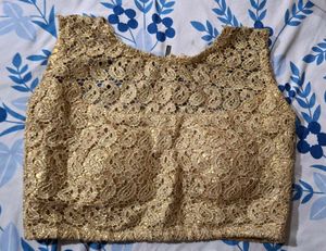 Golden Lace Blouse
