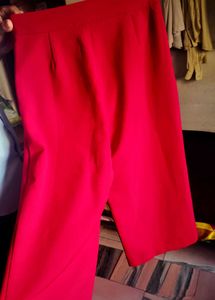 Brand Madame Red Trousers For Girls