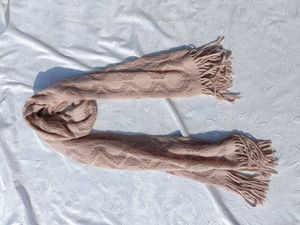 Y2k Cozy Knit Scarf with Fringe