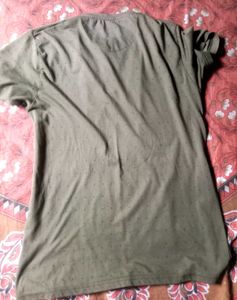 Olive Green Henley Shirt