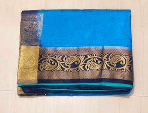 Elegant Blue Saree