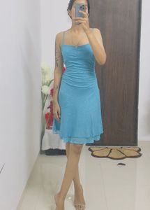 Blue Shimmery Dress