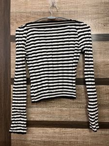 Striped Knit Cardigan