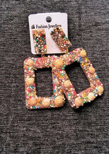 Statement Beaded Earrings