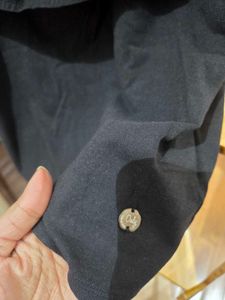 Black Embroidered Off-Shoulder Top