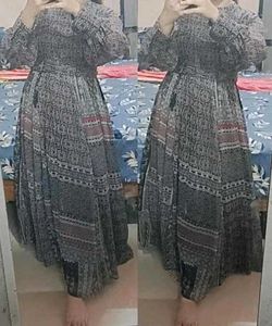 PATTERNED MAXI DRESS