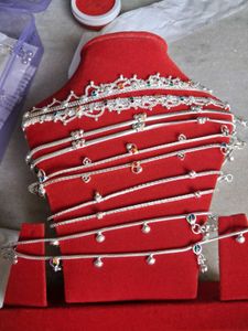 Silver Anklets Collection