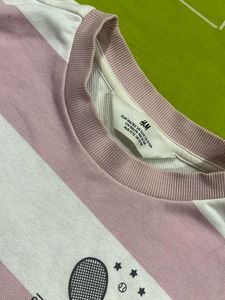 Striped Pink Sweatshirt