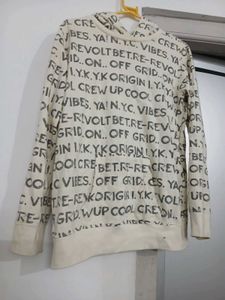 Unique Graphic Print Hoodie