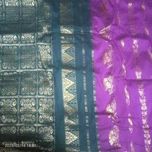 Cotton Silk Saree With Blouse Pices