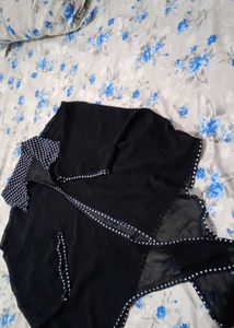 Black Polka Dot top