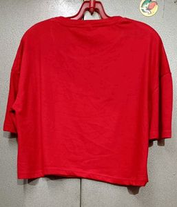 Anime Red Crop Top (New Just Without Tag)
