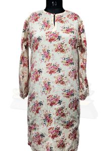Floral Print Kurta