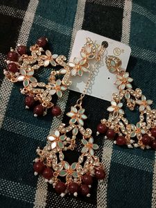 Earrings With Mangtika