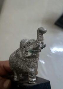 Vintage Silver Elephant Figurine