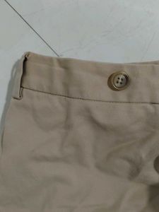 Tan Wide Leg Trousers