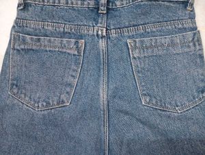 Wide Leg Denim Jeans