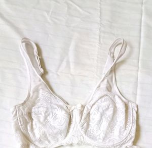 White Lace Bra