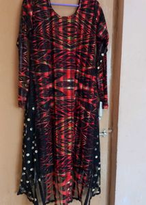 Red &amp; Black Updown Dress