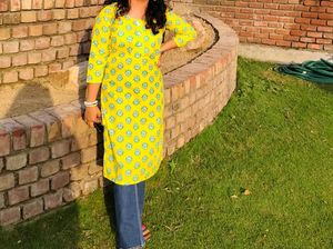It&#39;s Two Kurtis - Pink Lucknow Chikankari ,Yellow