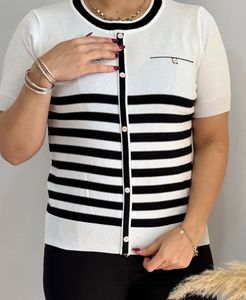 Striped Buttoned Down Korean Top