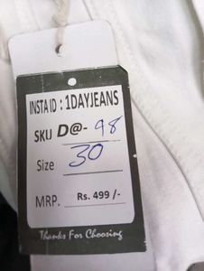 D@98 Size-30 (Sale) Latest Ladies high waist Jeans