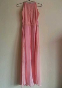Peach Halter Dress