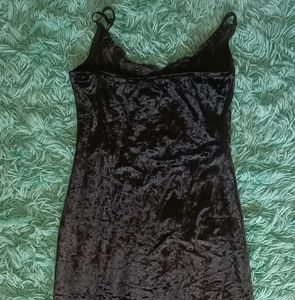 Vintage Velvet Mini Dress
