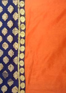 Elegant Orange Saree