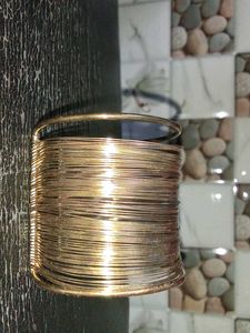 Multiple Wired Cuff Bangle.