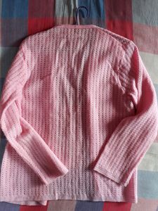 CLEARANCE : Pink Winter Cardigan for Ladies
