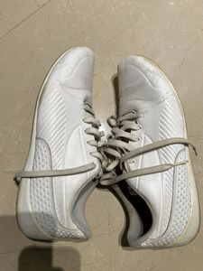 Puma white shoes