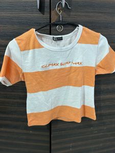 Zara Striped Crop Top