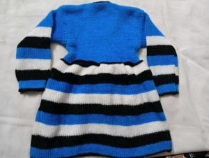 Woolen  Knitted Kid Dress
