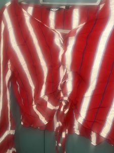 Nuon Red Crop Top