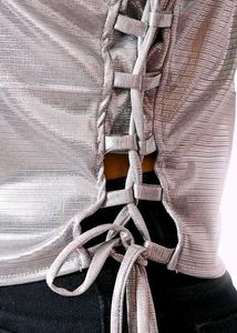 Silver Shimmer Top