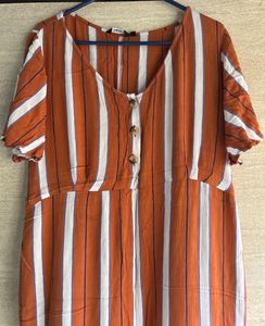 Striped Casual Dress